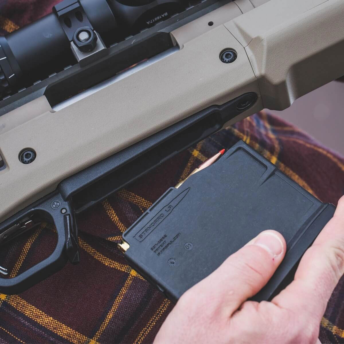 Magpul PMAG 5 AC L, Standard - AICS Long Action: Black