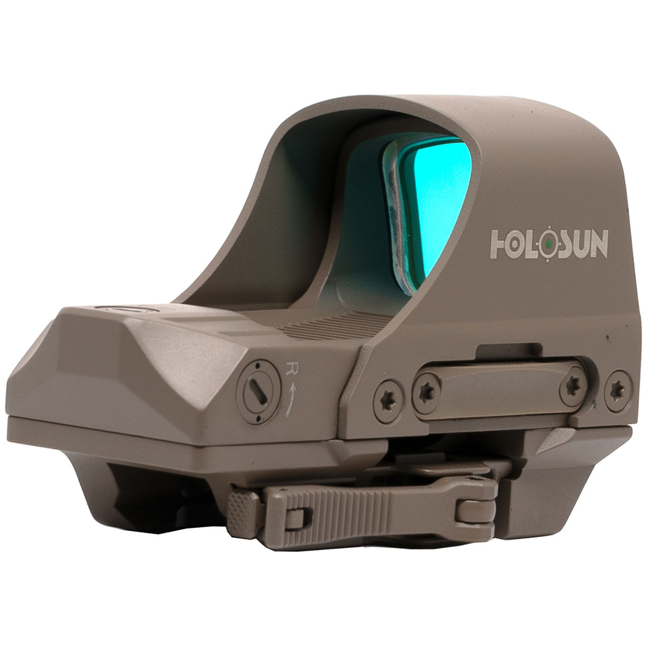 Holosun HS510C FDE-G Reflex Sight - Green 2 MOA Dot & 65 MOA Circle