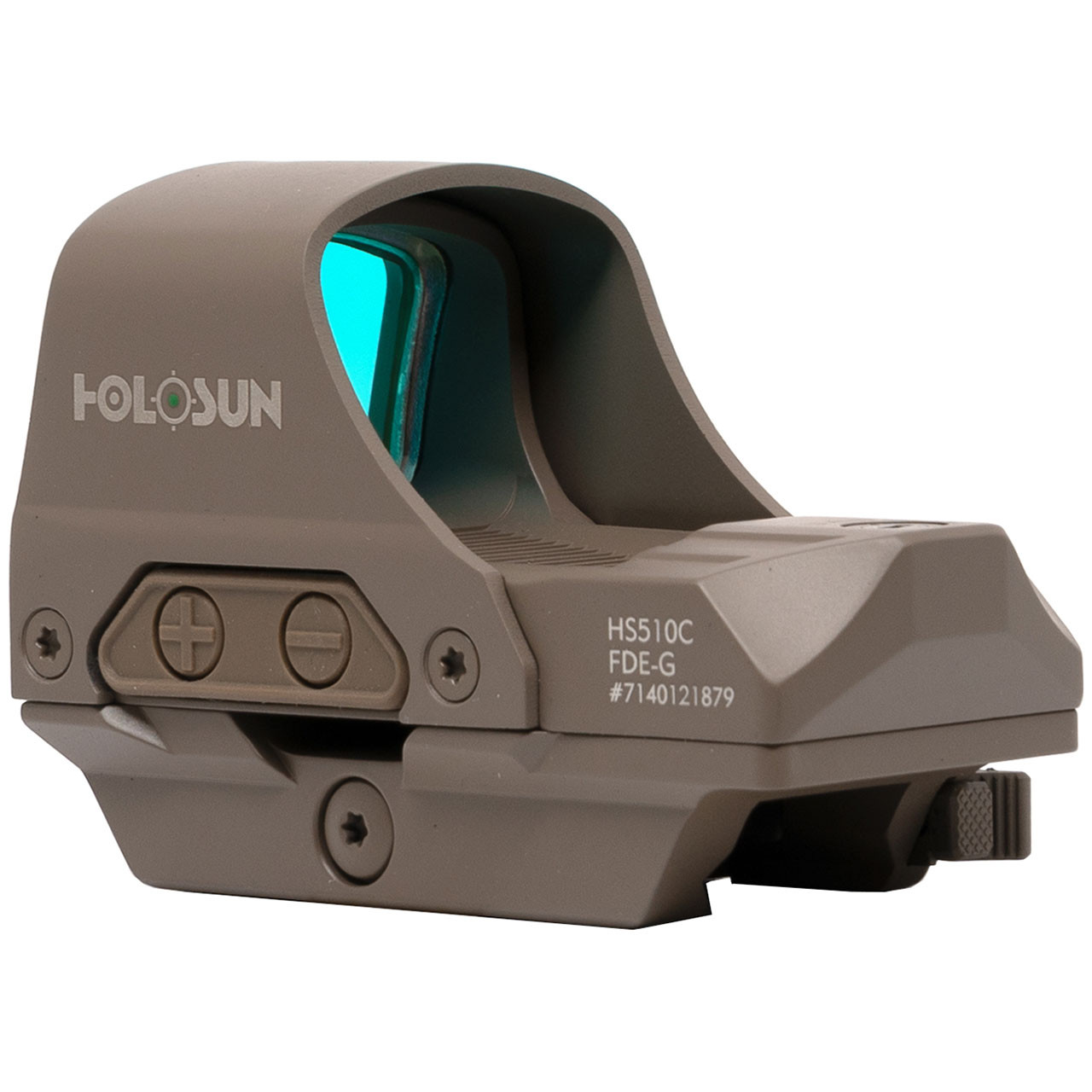Holosun HS510C FDE-G Reflex Sight - Green 2 MOA Dot & 65 MOA Circle