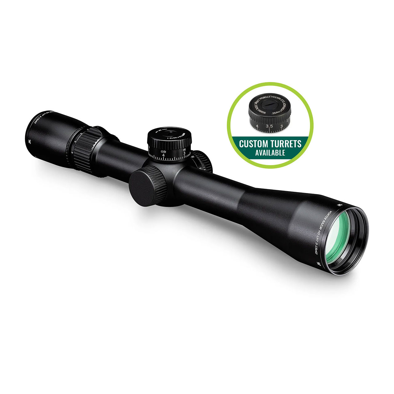 Vortex Optics Razor HD LHT 3-15x42 SFP Riflescope: 30mm Tube, HSR