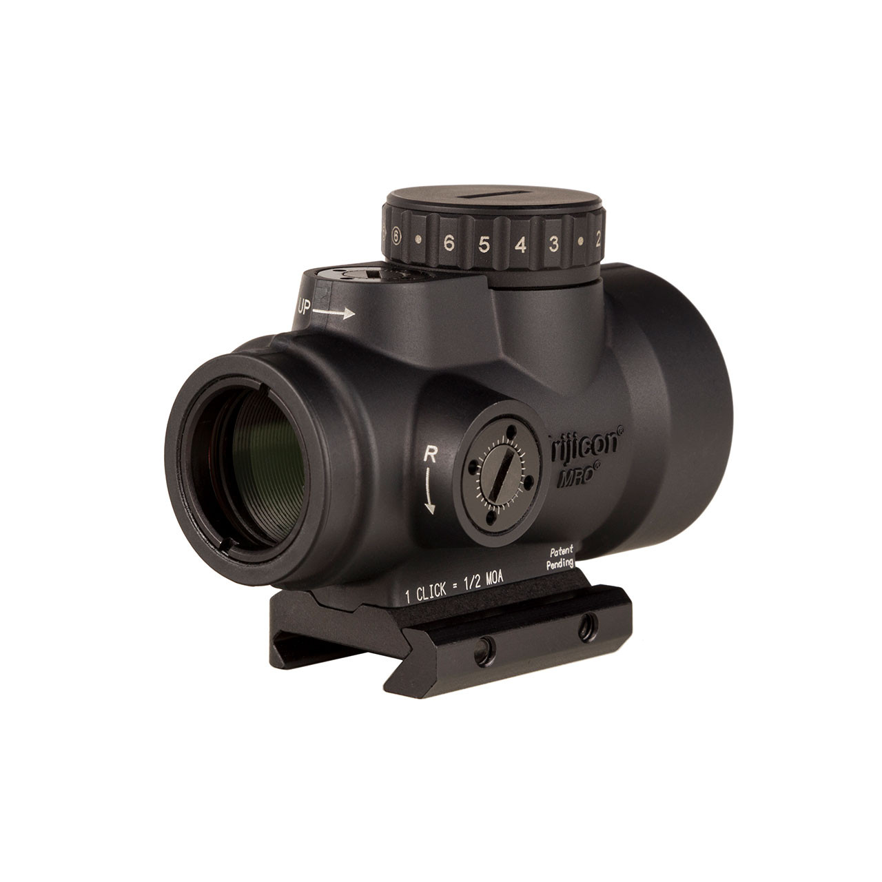 Trijicon MRO HD 1x25 Red Dot Sight: Adjustable 68 MOA Reticle with