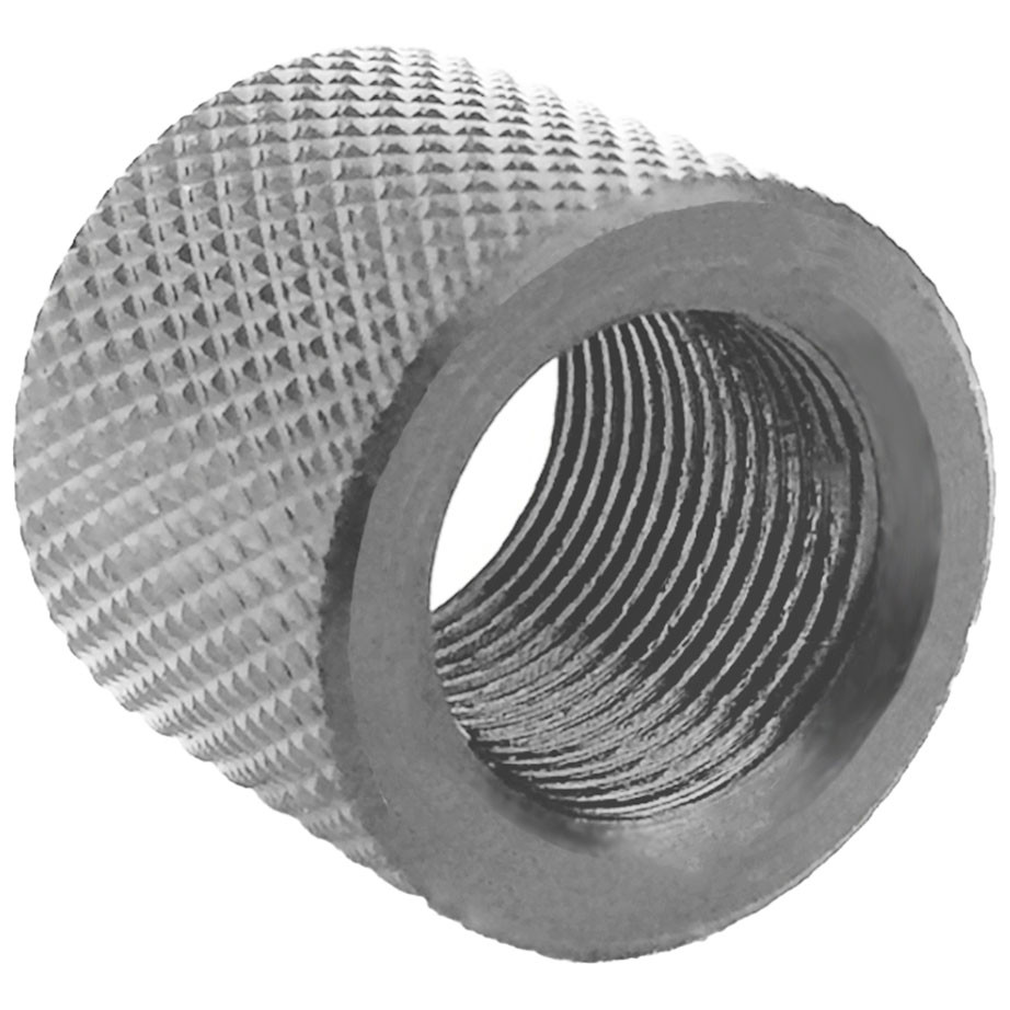 Thread Protector Acciaio Inox Pattern Knurl Lunghezza 0.4" Filetto 1/2-28 - USA