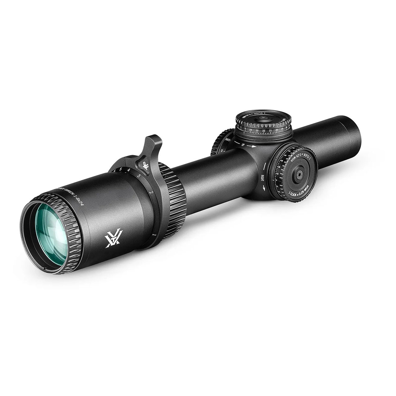 Vortex Optics Siren 1-8x24 FFP Riflescope: 30mm Tube, EBR-9 (MOA