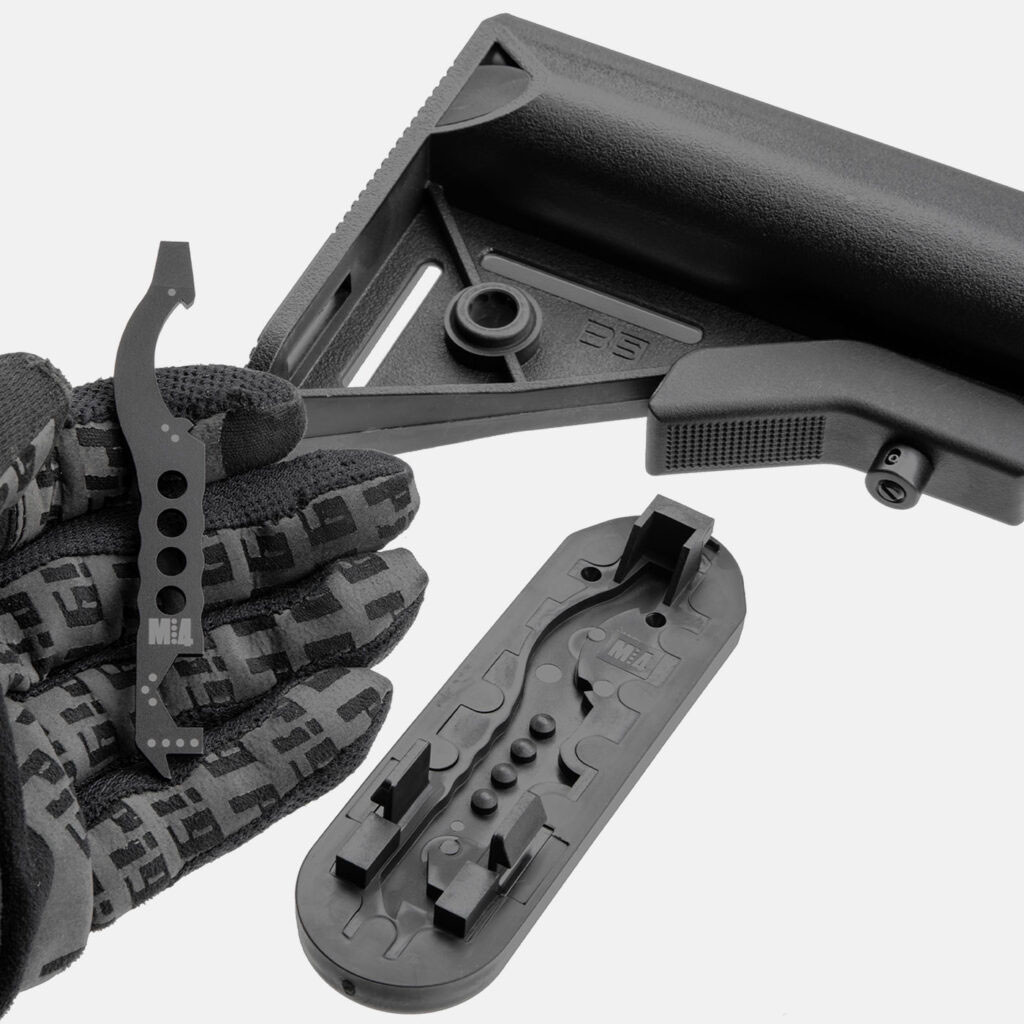 B5 Systems Enhanced SOPMOD Stock: Desert Arid