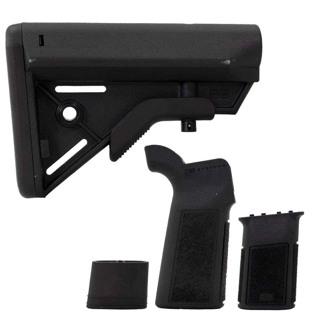 トイガン B5 systems type23+grip plug B5 Systems AR Furniture Kit, Black: Bravo Stock, P-Grip 23, M-LOK