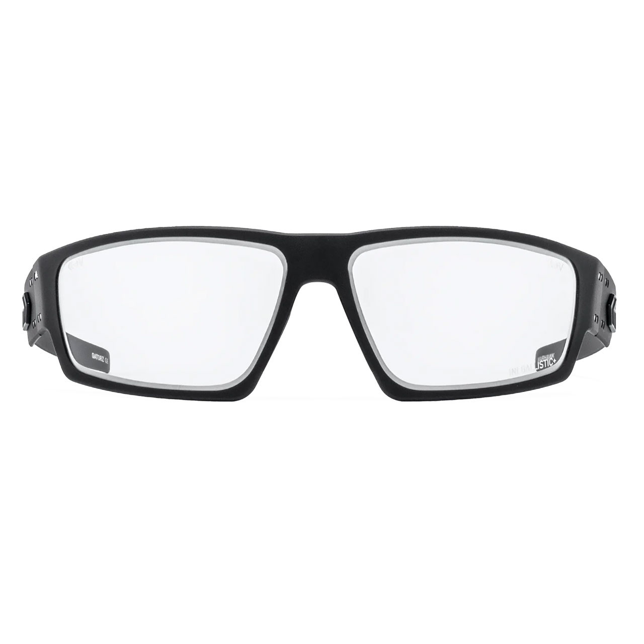 Gatorz Warhawk Eyewear: Black Frame w/ Matte Black Logo