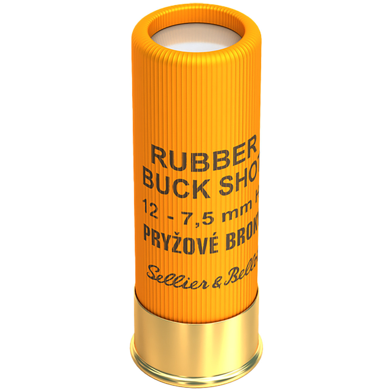 Sellier & Bellot Rubber Buckshot Ammunition: 12 Gauge, 2-3/4