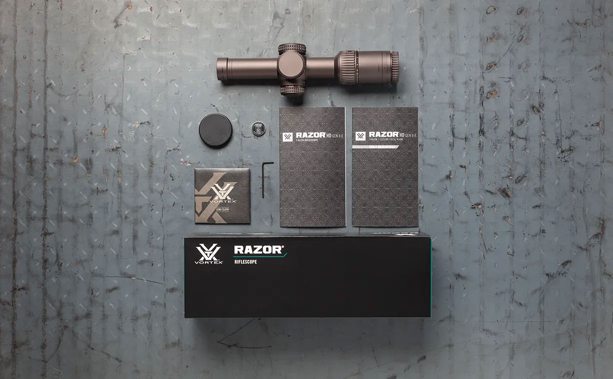Vortex Optics Razor HD Gen II-E 1-6x24 SFP Riflescope: 30mm Tube