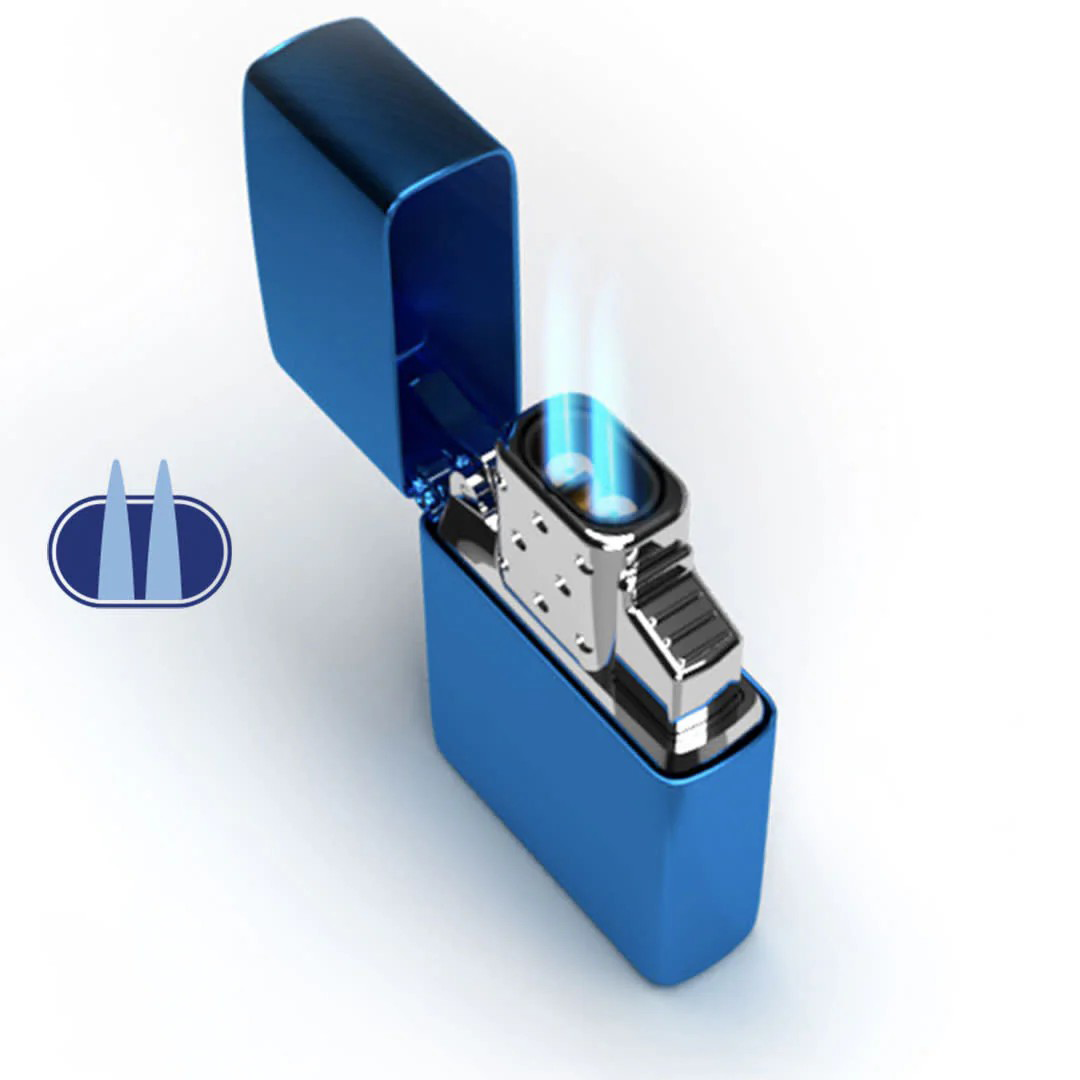 Zippo Butane Lighter Insert: Double Blue Torch