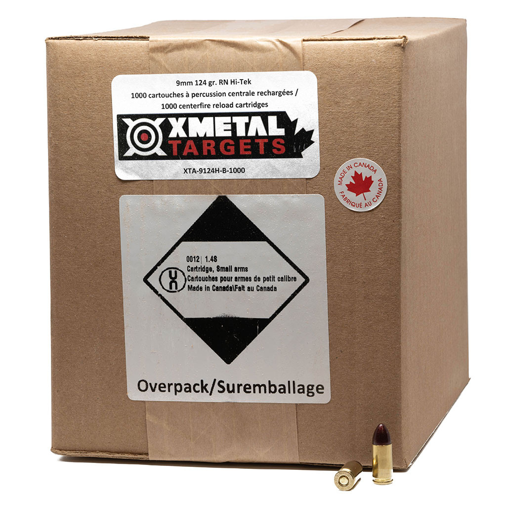 XMetal Handyman Ammunition: 9mm, 124 gr, HI-TEK, Model XTA-9124H-B