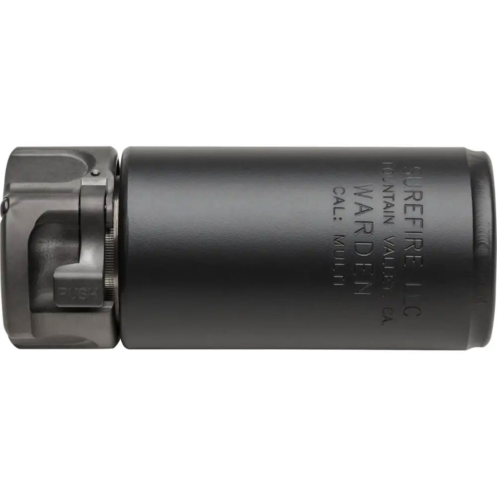 SureFire: Warden Muzzle Device Fast-Attach Blast Regulator - Black