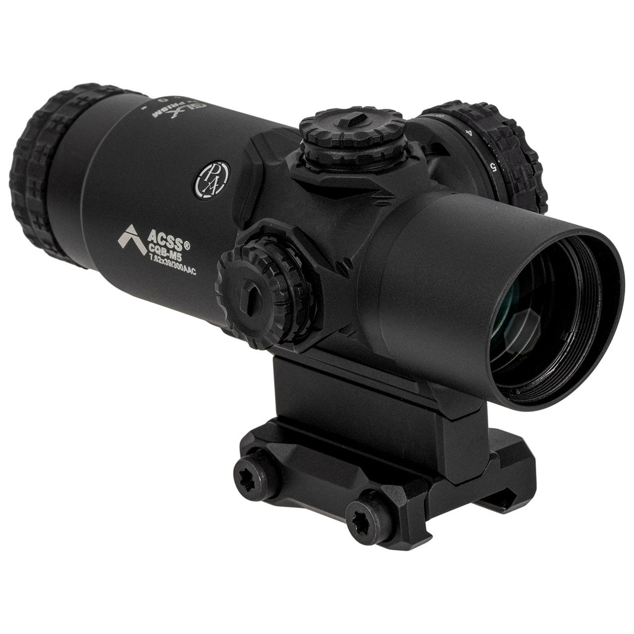 Primary Arms GLx 2x Prism Riflescope, Black: Illuminated ACSS CQB
