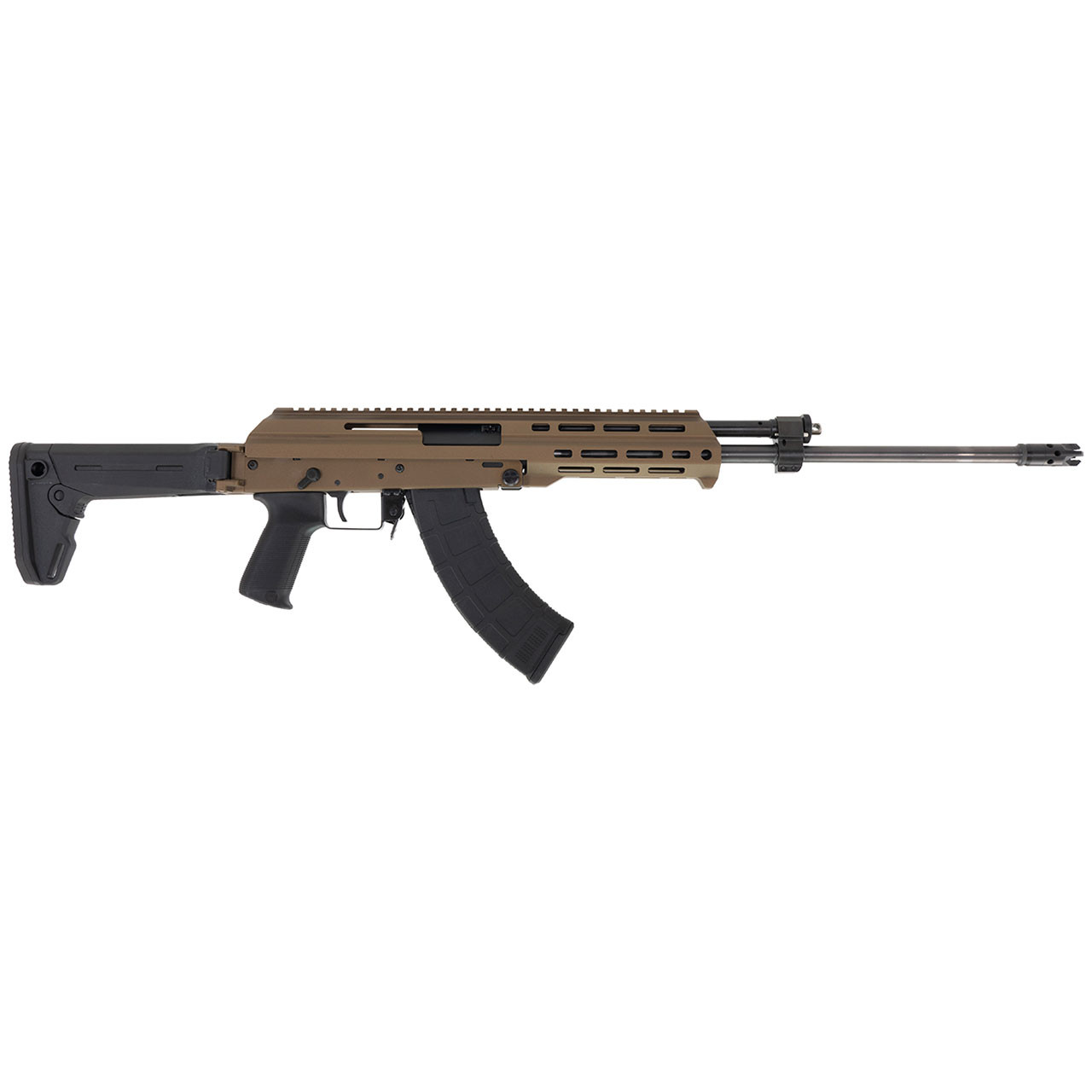 M+M Industries M10X-Z Short Handguard Rifle, Burnt Bronze - 7.62