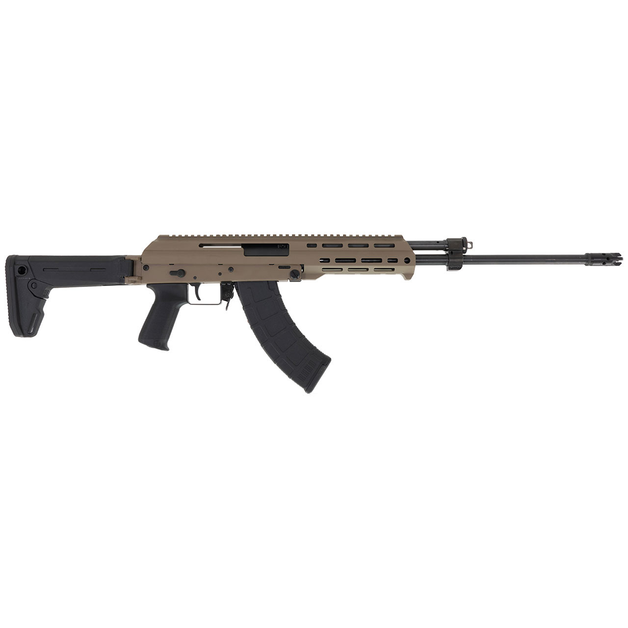 M+M Industries M10X-Z Short Handguard Rifle, FDE - 7.62x39mm, 18.6