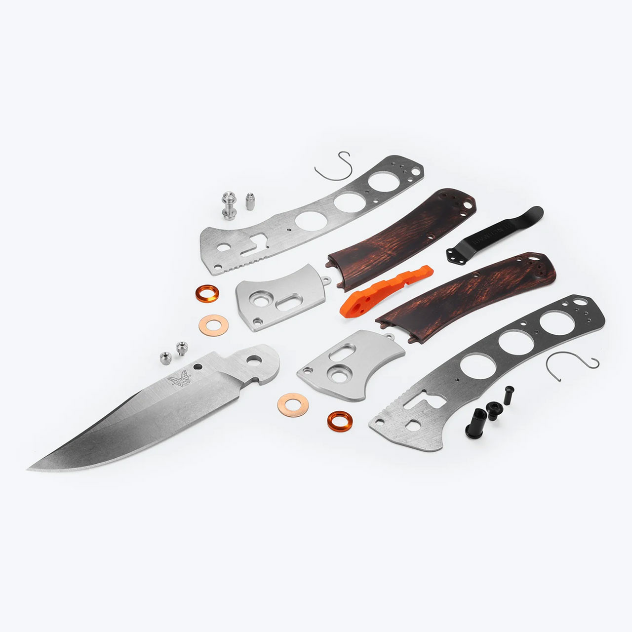 Benchmade 150802 Crooked River Knife, Stabilized Wood