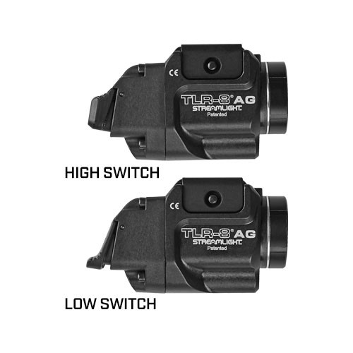Streamlight TLR-8A G Gun Light With Green Laser And Rear Switch Options