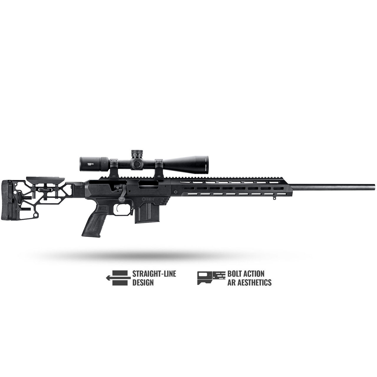 MDT TAC21 ブラック レシーバーセット MDT TAC21 Gen2 Chassis for Bolt Action Rifles