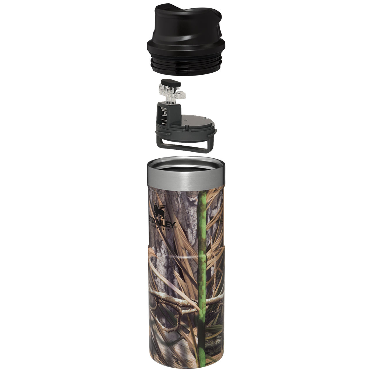 Stanley - Stanley x Mossy Oak クラシックトリガーアクションマグ16oz Stanley Mossy Oak Classic Trigger Action Travel Mug 0.47L