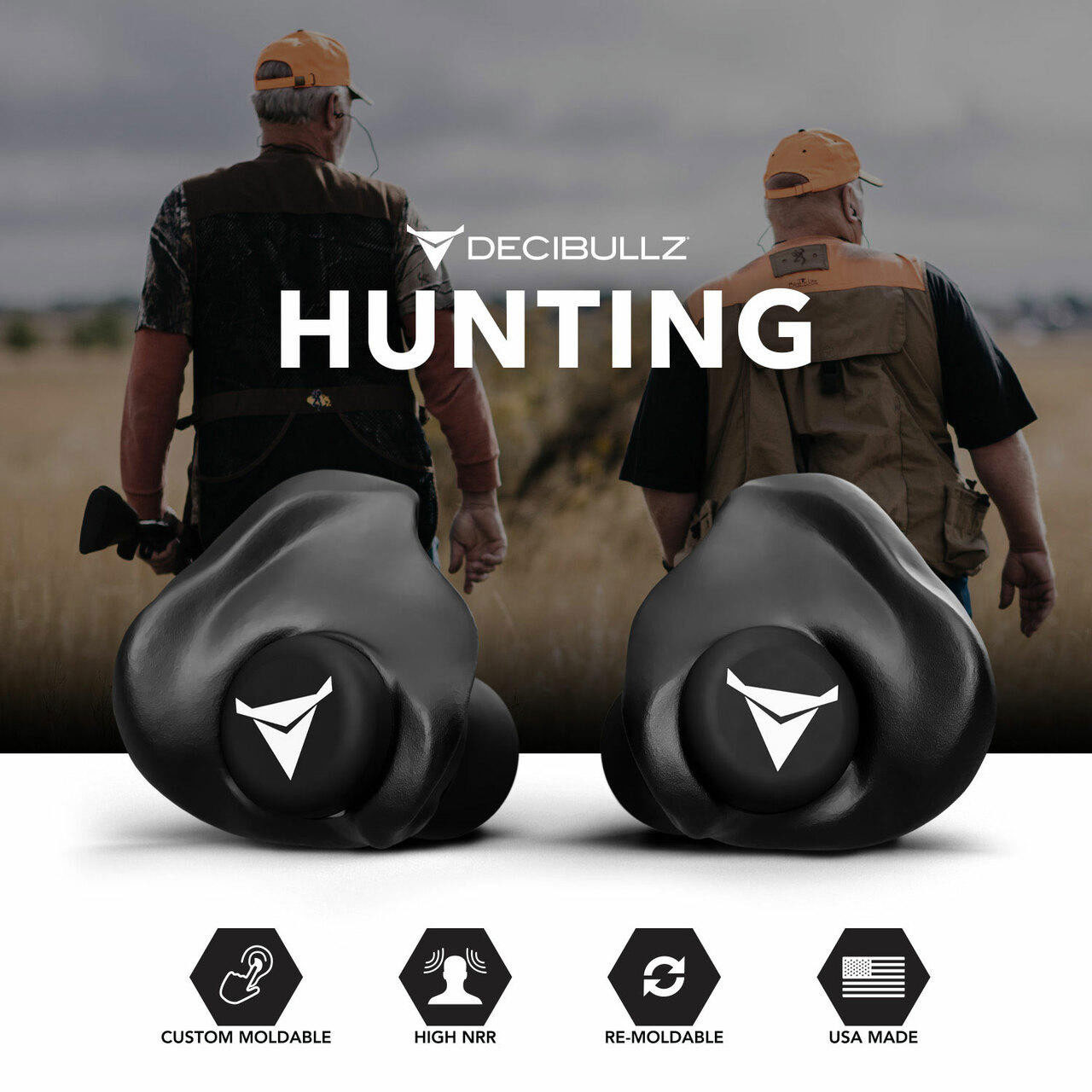 Earplugs 31db decibullz custom molded earplugs Decibullz - Custom Molded Earplugs, 31dB NRR, Noise Cancelling for Hunting, Travel, Work, Concerts, Blue - com