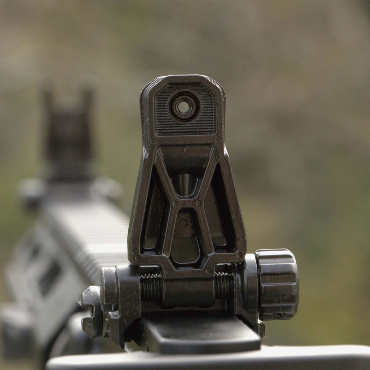 実物Magpul MBUS Pro（Front.Rear） Magpul MBUS Pro Sight - Rear, Black