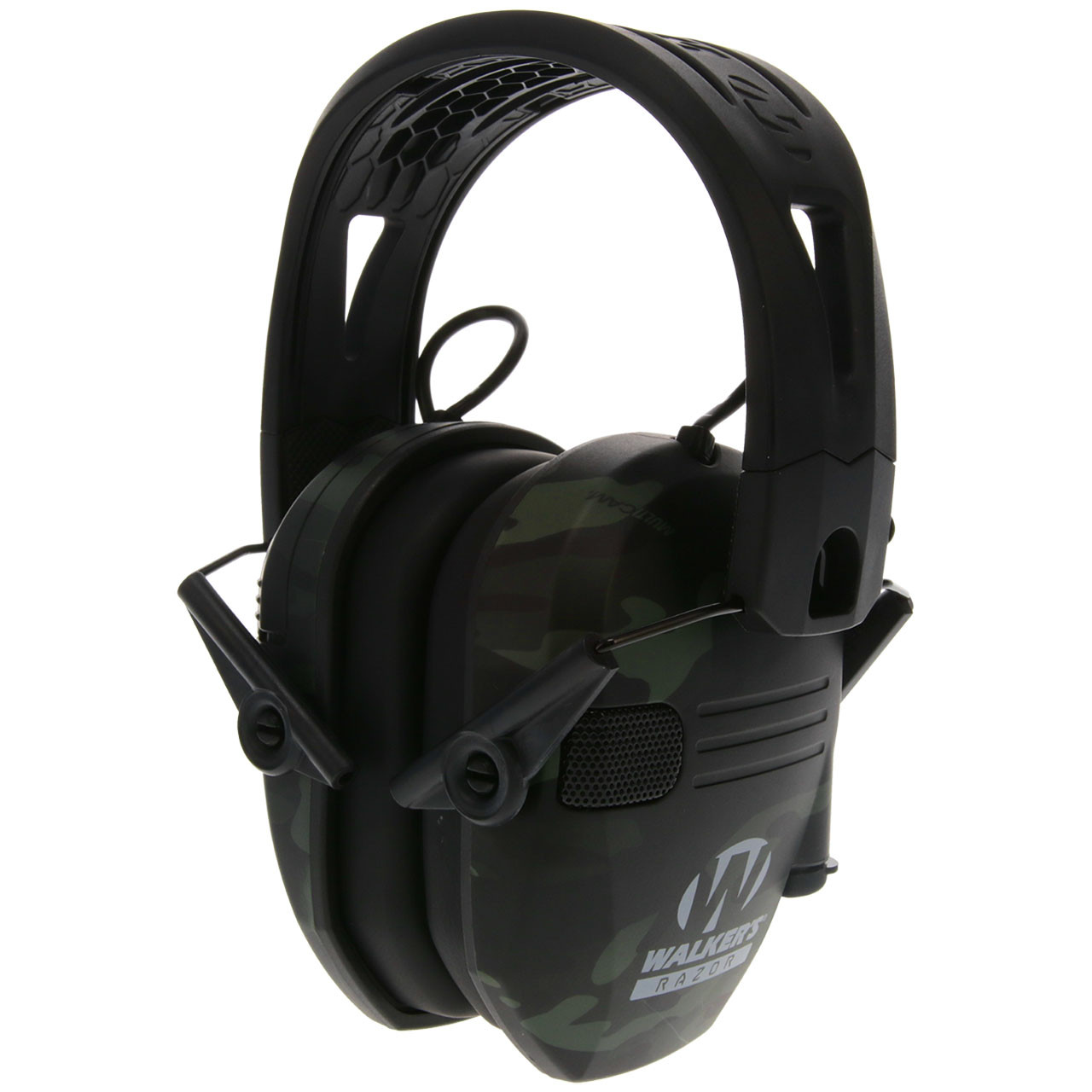 Walker's Razor TactiGrip Series Electronic Earmuffs MultiCam Black