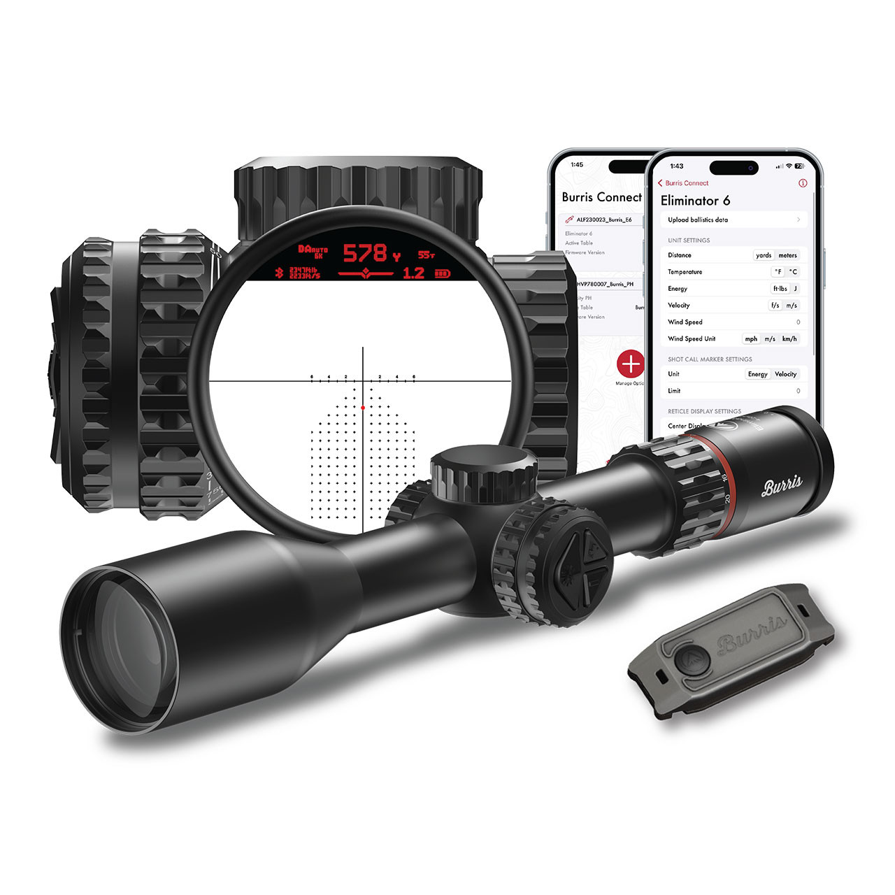 Burris Eliminator 6 4-20x52 SFP Riflescope: 34mm Tube, X177