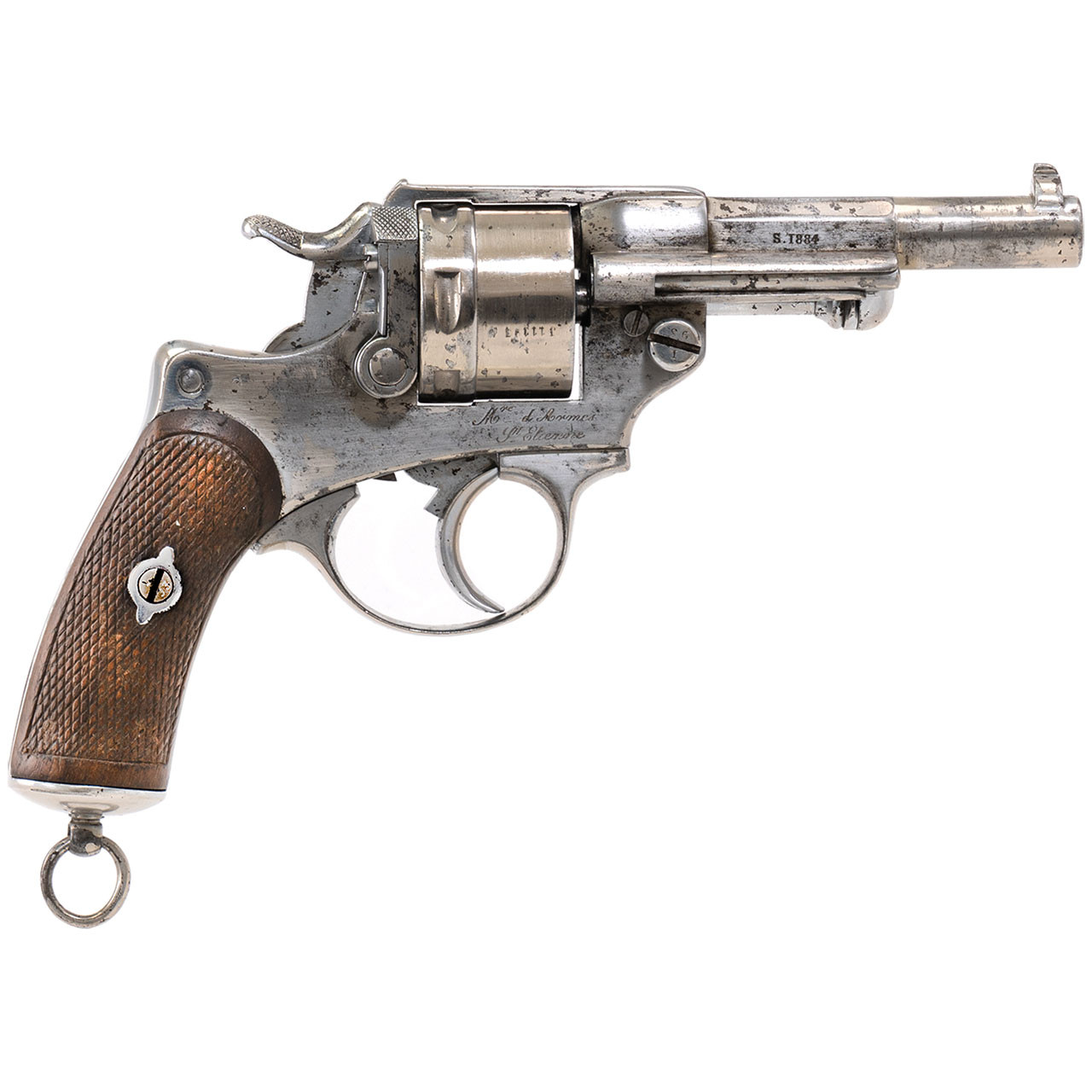 St. Etienne Antique 1873 MAS Revolver: 455 Webley, 4.5
