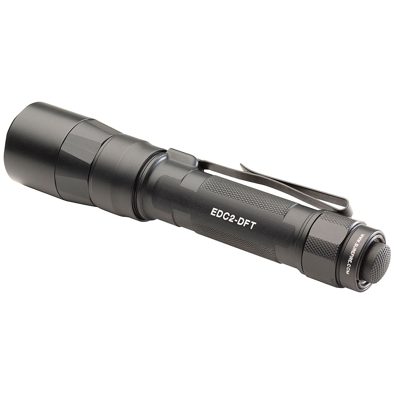 SureFire EDC2-DFT Turbo Series Everyday Carry Flashlight, Black