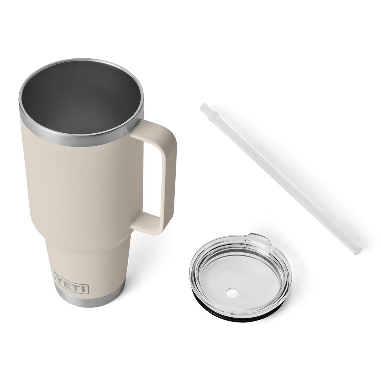 YETI Rambler Straw Mug with Straw Lid, 1.2 L / 42 oz: Cape Taupe