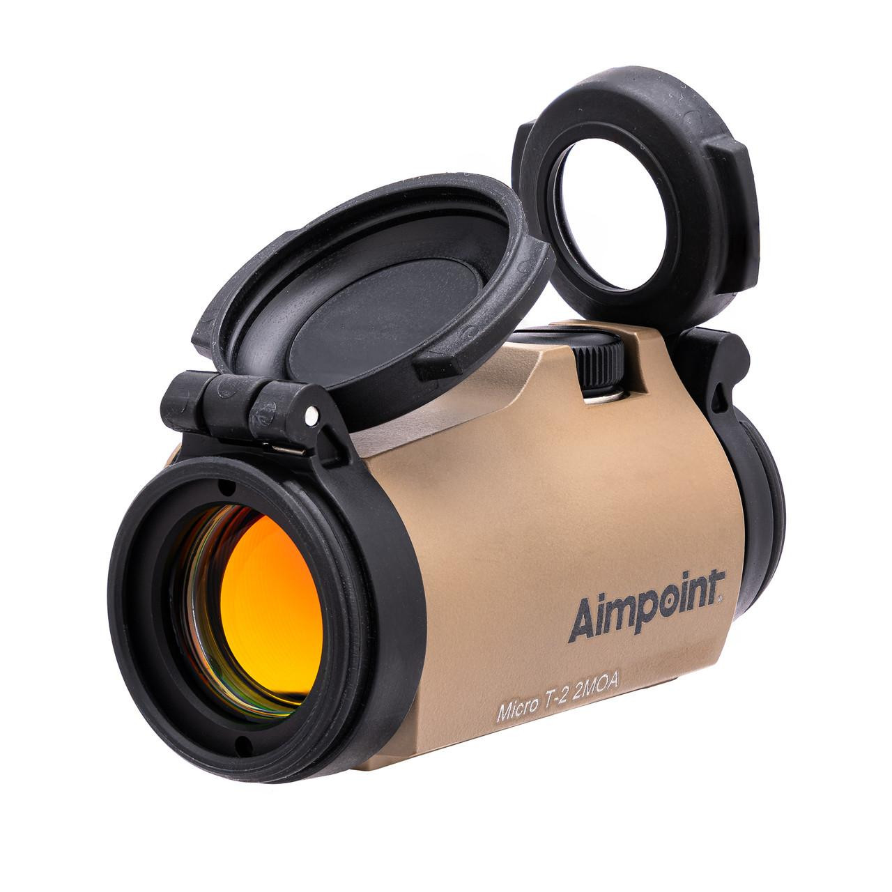 Aimpoint Micro T-2 FDE Cerakote Red Dot Reflex Sight, No Mount