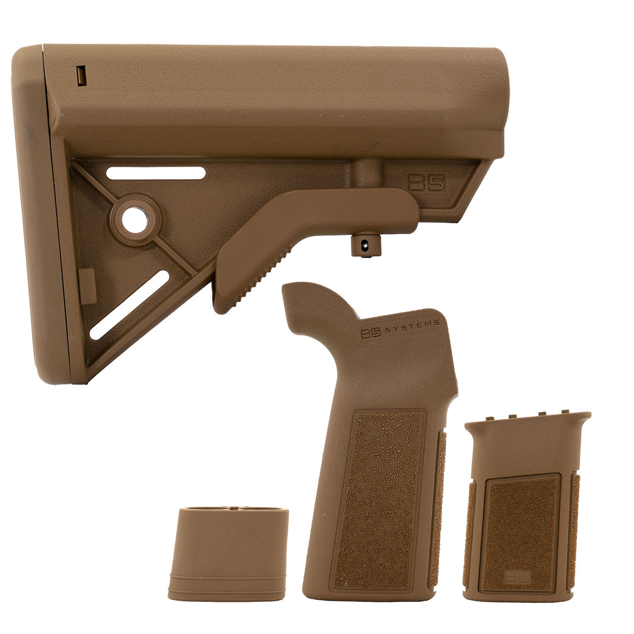 トイガン B5 systems type23+grip plug B5 Systems AR Furniture Kit, Coyote: Bravo Stock, P-Grip 23, M-LOK