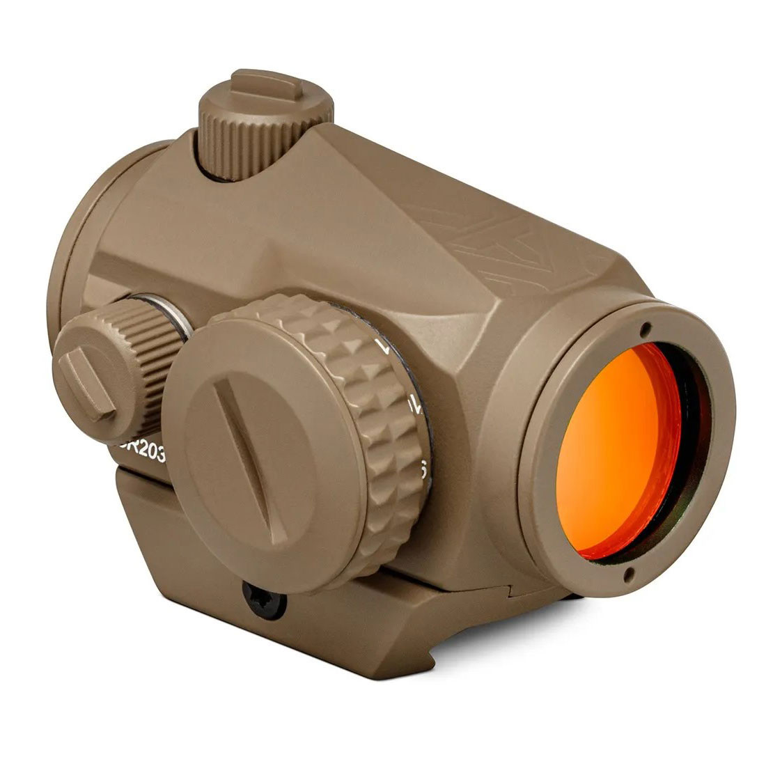 Vortex Optics Crossfire Red Dot Sight: 2 MOA Dot Reticle, Tan