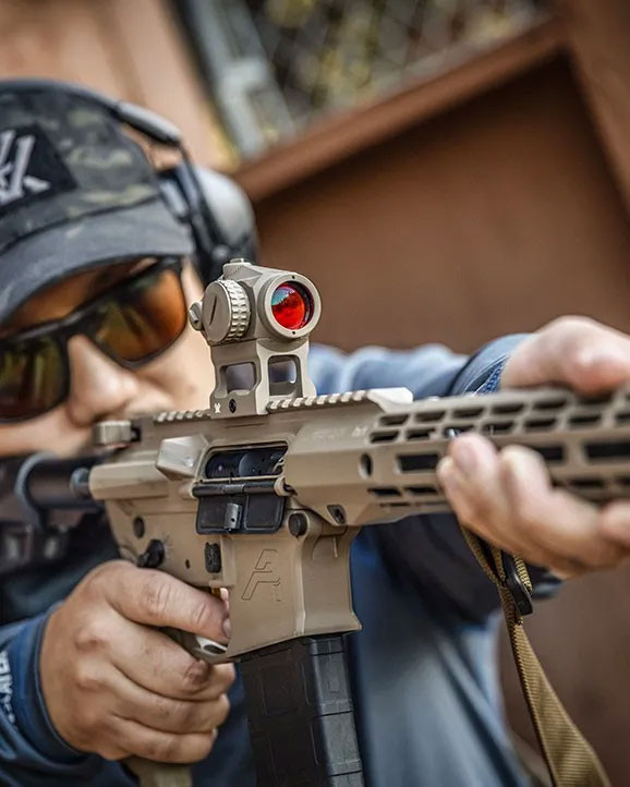 Vortex Optics Crossfire Red Dot Sight, Tan: 2 MOA Dot Reticle | CF