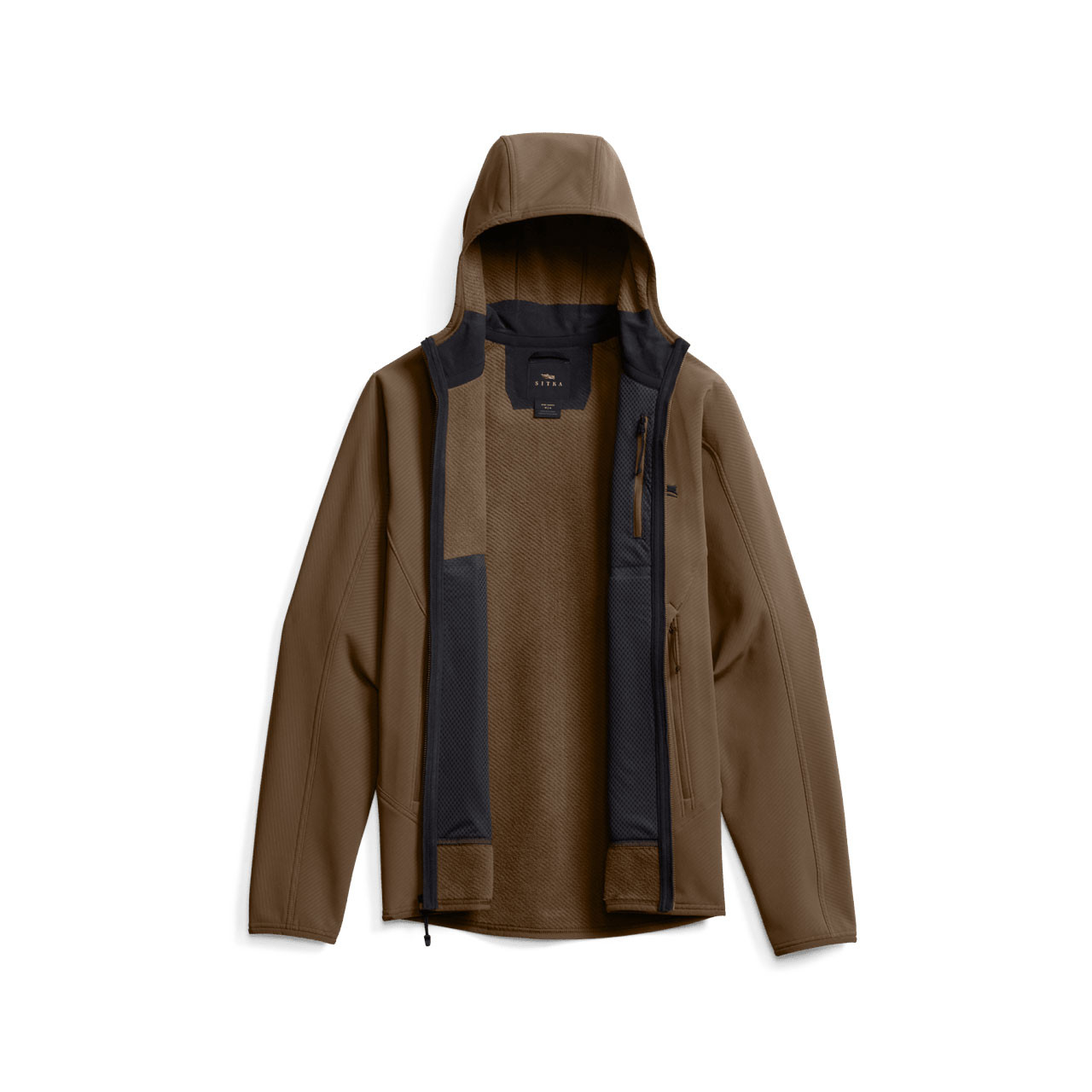 SITKA Gear Alpha Fleece Hooded Jacket, Cattail Brown, 600711-CTB