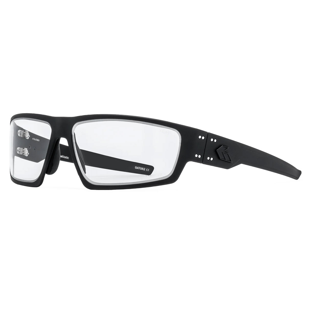 Gatorz Warhawk Eyewear: Black Frame w/ Matte Black Logo