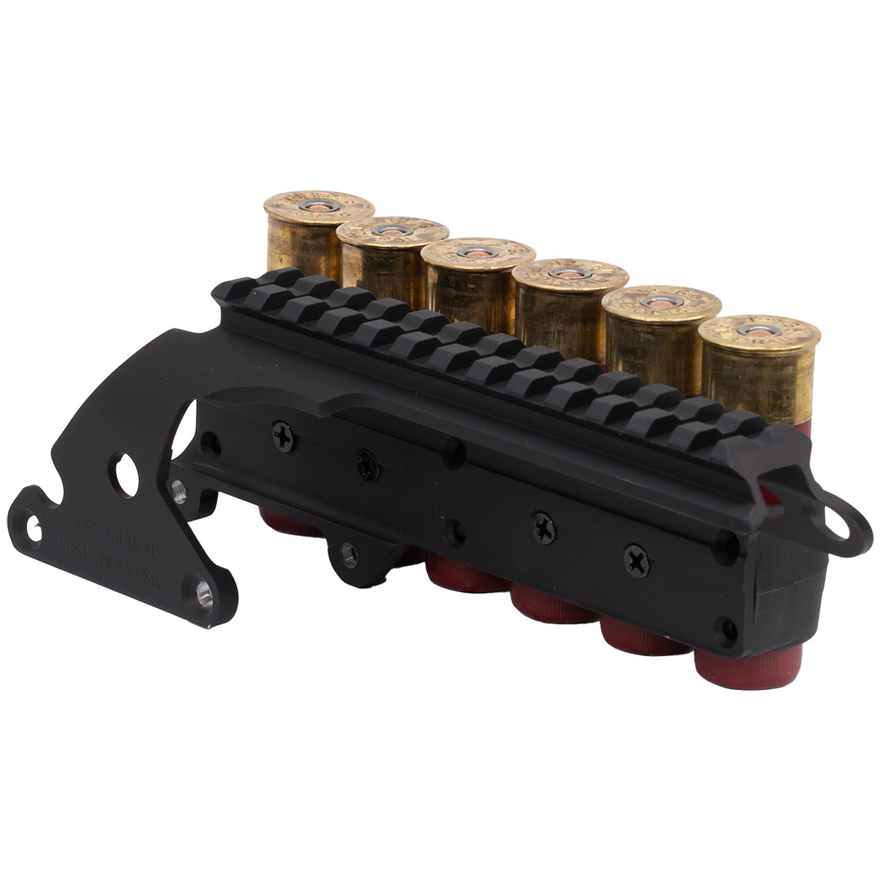Mesa Tactical Saddle Rail 5インチ 6シェル M870 Mesa Tactical SureShell Carrier & Saddle Rail for Remington
