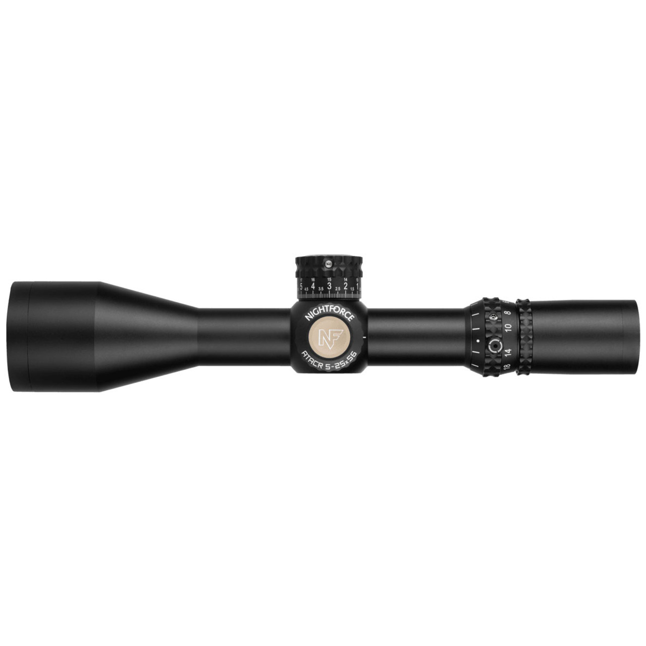 Nightforce Optics ATACR 5-25x56 F2 Riflescope, Black: 34mm