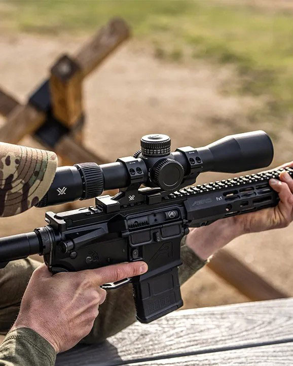 Vortex Optics Venom 3-15x44 FFP Riflescope: 34mm Tube, EBR-7C (MOA