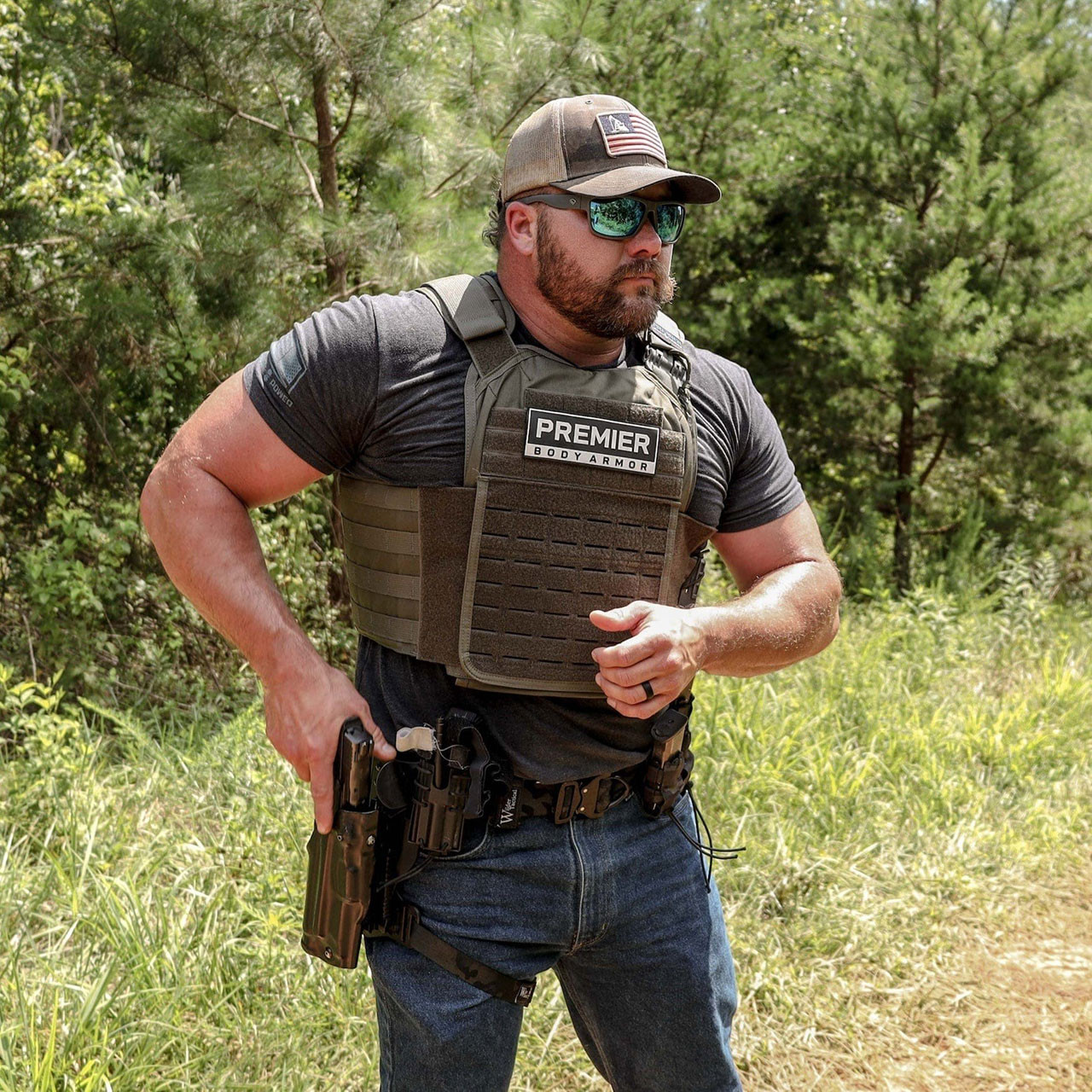 Premier Body Armor Core Mission Plate Carrier w/ Level IIIA