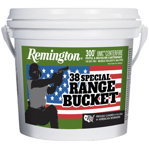 Remington UMC Handgun - Range Bucket 38 Spl, 130 gr, FMJ Ammunition