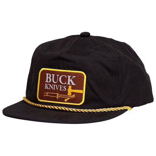 Buck Knives Vintage Buck Logo Hat, Black