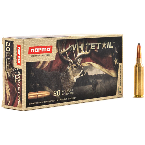 Norma Whitetail Ammunition - 6.5 PRC, 140 gr, SP, 2887 fps, Model 20166592