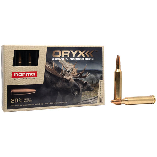 Norma Oryx Ammunition - 7mm Rem Mag, 170 gr, Bonded SP, 2887 fps, Model 20170232