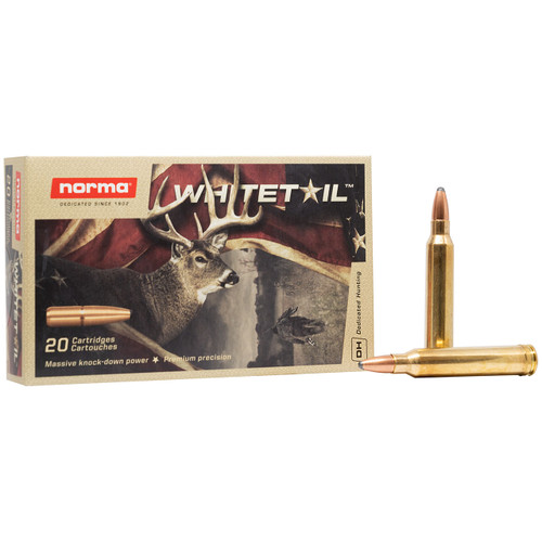 Norma Whitetail Ammunition - 7mm Rem Mag, 150 gr, SP, 3018 fps, Model 20171512