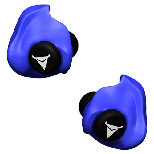 Decibullz Custom Molded Earplugs, 31dB NRR - Blue