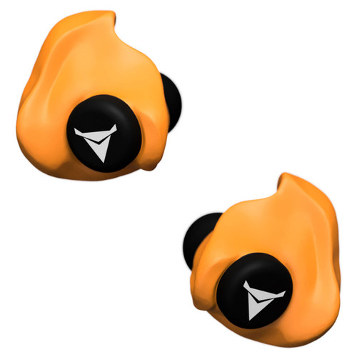 Decibullz Custom Molded Earplugs, 31dB NRR - Orange