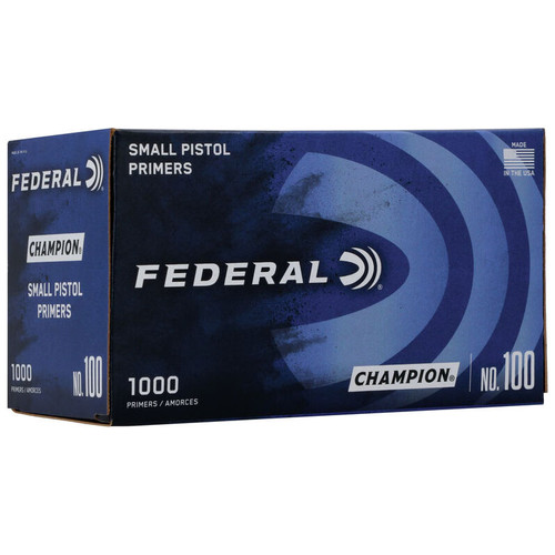 Federal Champion Centerfire Primer .100 Small Pistol, Model 100