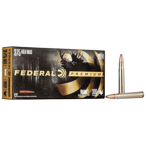 Federal Nosler Partition 375 H&H Magnum, 300 gr, NP Ammunition