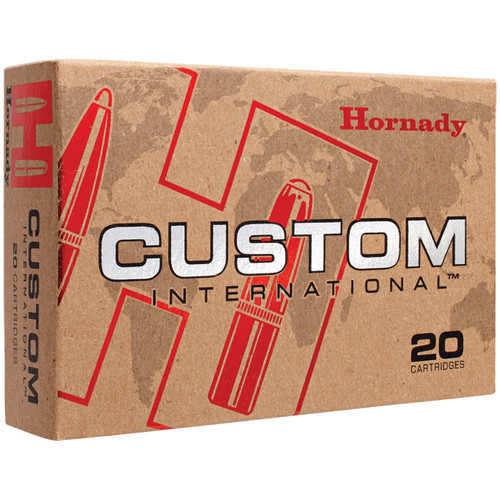 Hornady Custom International Ammunition - 6.5 Creedmoor, 140 gr, SP, 823 mps, Model 81502