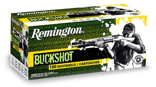 Remington Express Buckshot Mega Pack - 12 Gauge, 2-3/4", 00 Buckshot, 100 Rounds